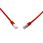 Корда cat. 6A S/FTP LSOH 1 m Червена - Solarix C6A-315RD-1MB