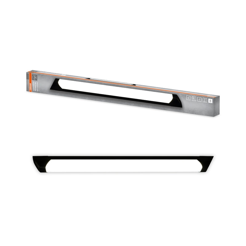 Влагозащитен LED осветител DP SQUARE 600 E 24W 3840lm 4000К Ra>80 IP44 черен - OSRAM DP Square E LED879937