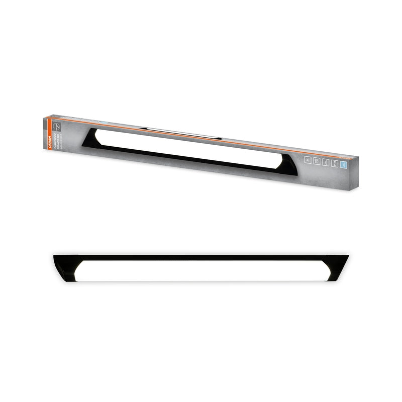 Влагозащитен LED осветител DP SQUARE 600 E 24W 3840lm 6500К Ra>80 IP44 черен - OSRAM DP Square E LED879951