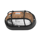 Аплик 1xE27 Max.10W LED IP54 IK03, черен - OSRAM BULKHEAD ESSENTIAL LED845589