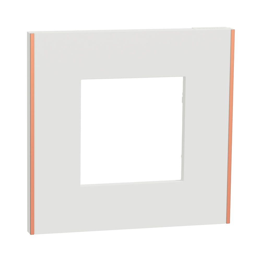 Рамка 1x 2M Бял/мед Unica Deco Subtle - Schneider Electric Unica NEW NU600242