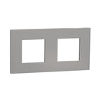 Рамка 2x 2M Алуминий Unica Deco Essential - Schneider Electric Unica NEW NU600430