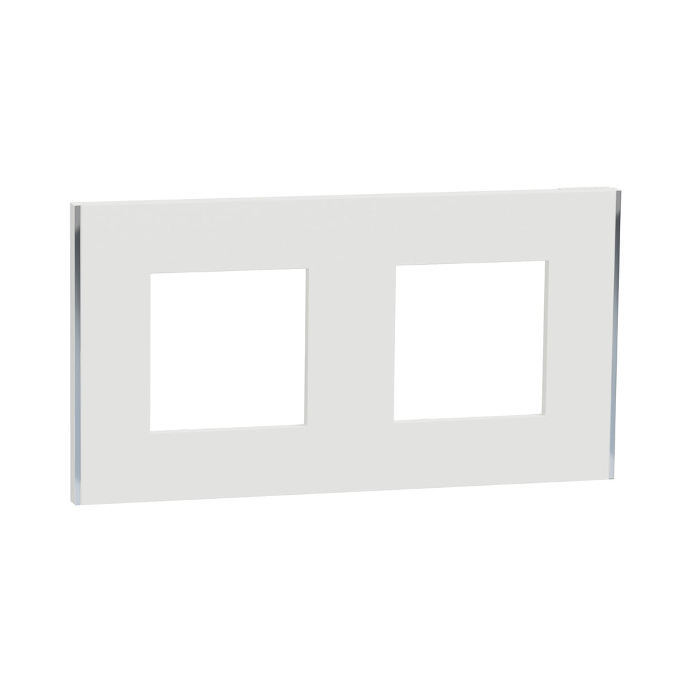Рамка 2x 2M Бял/сребро Unica Deco Subtle - Schneider Electric Unica NEW NU600440