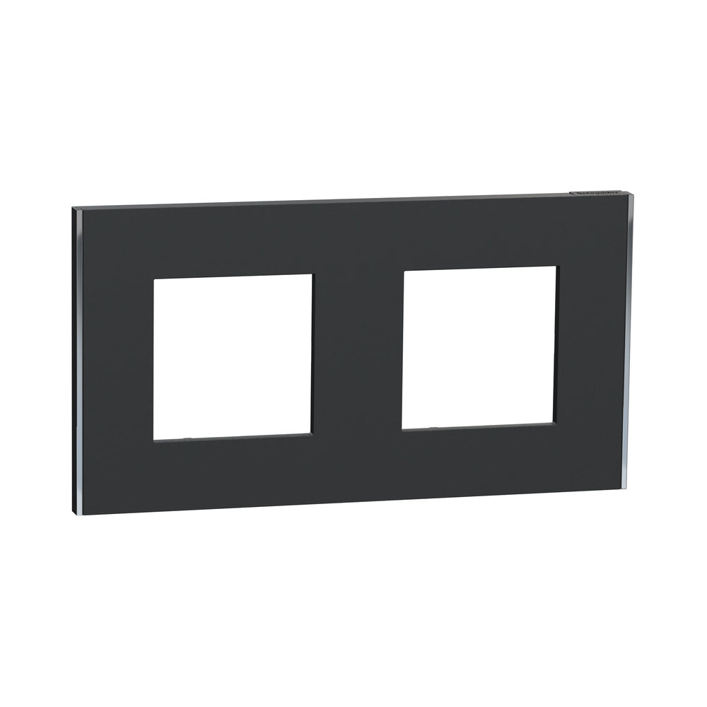 Рамка 2x 2M Антрацит/сребро Unica Deco Subtle - Schneider Electric Unica NEW NU600443
