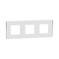 Рамка 3x 2M Бял/сребро Unica Deco Subtle - Schneider Electric Unica NEW NU600640