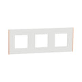 Рамка 3x 2M Бял/мед Unica Deco Subtle - Schneider Electric Unica NEW NU600642