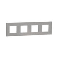 Рамка 4x 2M Алуминий Unica Deco Essential - Schneider Electric Unica NEW NU600830