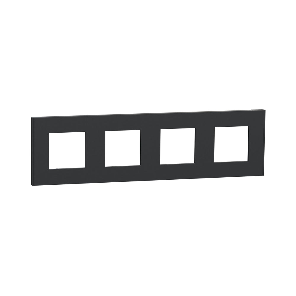Рамка 4x 2M Антрацит Unica Deco Essential - Schneider Electric Unica NEW NU600854