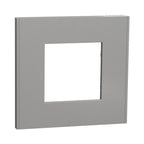 Рамка 1x 2M Алуминий Unica Deco Essential - Schneider Electric Unica NEW NU600230