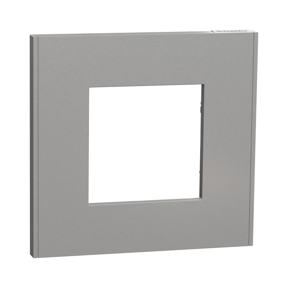 Рамка 1x 2M Алуминий Unica Deco Essential - Schneider Electric Unica NEW NU600230
