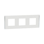 Рамка 3x 2M Бял/сребро Unica Deco Subtle - Schneider Electric Unica NEW NU600640