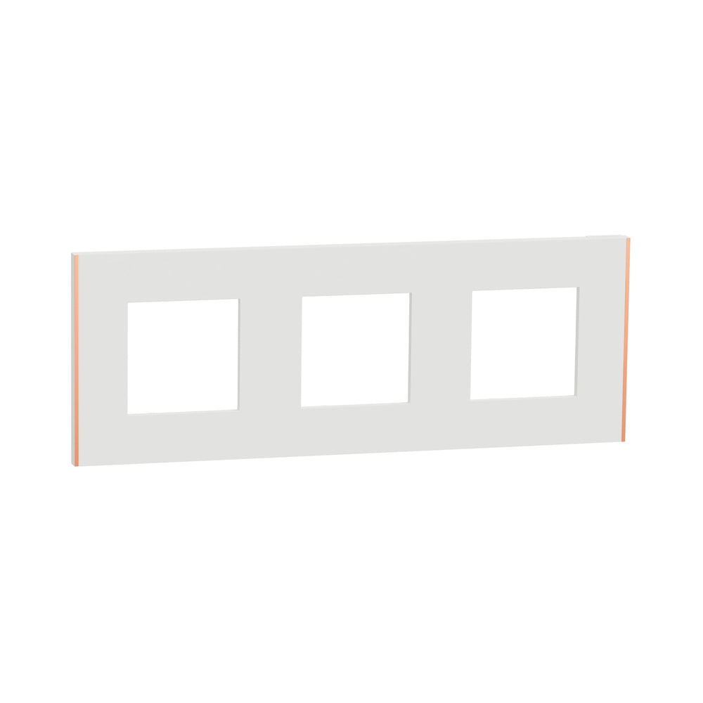 Рамка 3x 2M Бял/мед Unica Deco Subtle - Schneider Electric Unica NEW NU600642