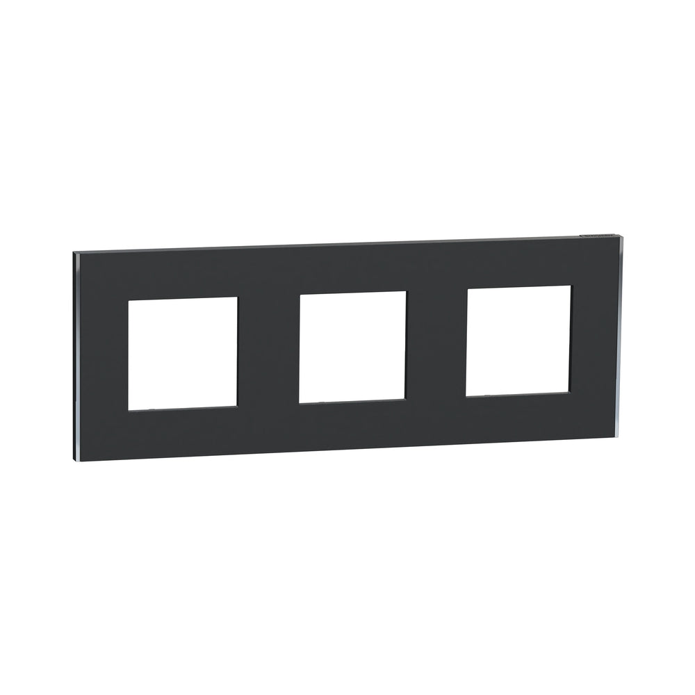 Рамка 3x 2M Антрацит/сребро Unica Deco Subtle - Schneider Electric Unica NEW NU600643