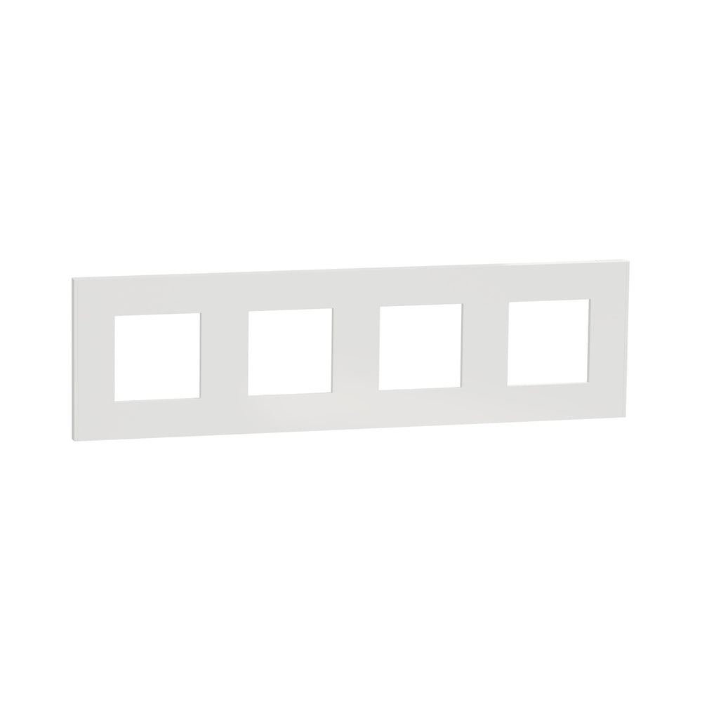 Рамка 4x 2M Бял Unica Deco Essential - Schneider Electric Unica NEW NU600818
