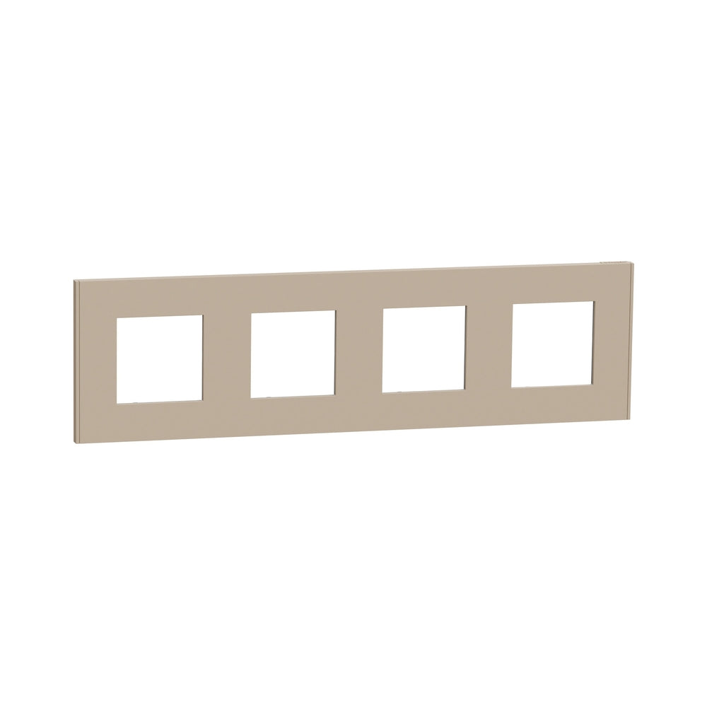 Рамка 4x 2M Капучино Unica Deco Essential - Schneider Electric Unica NEW NU600826
