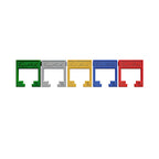 Конектор toolless Cat.5e STP 1ХRJ45/с цветно кодиране, AWG 26 - 22, solid - Solarix SXKJ-5E-STP-RAL-SA 25286707