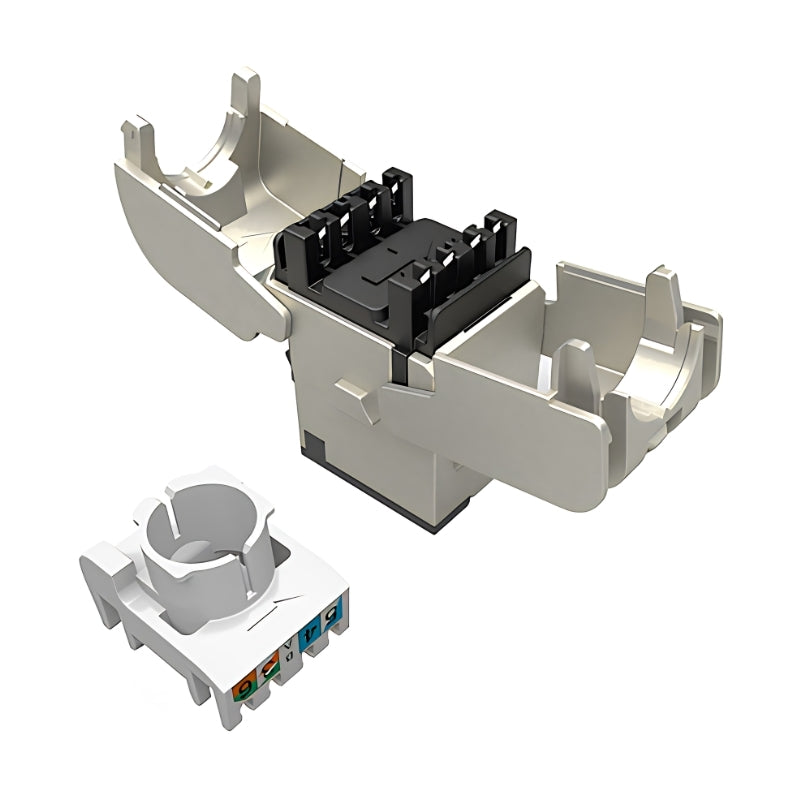 Конектор toolless Cat.6 STP 1ХRJ45/с цветно кодиране, AWG 26 - 22, solid - Solarix SXKJ-6-STP-RAL-SA 25286807