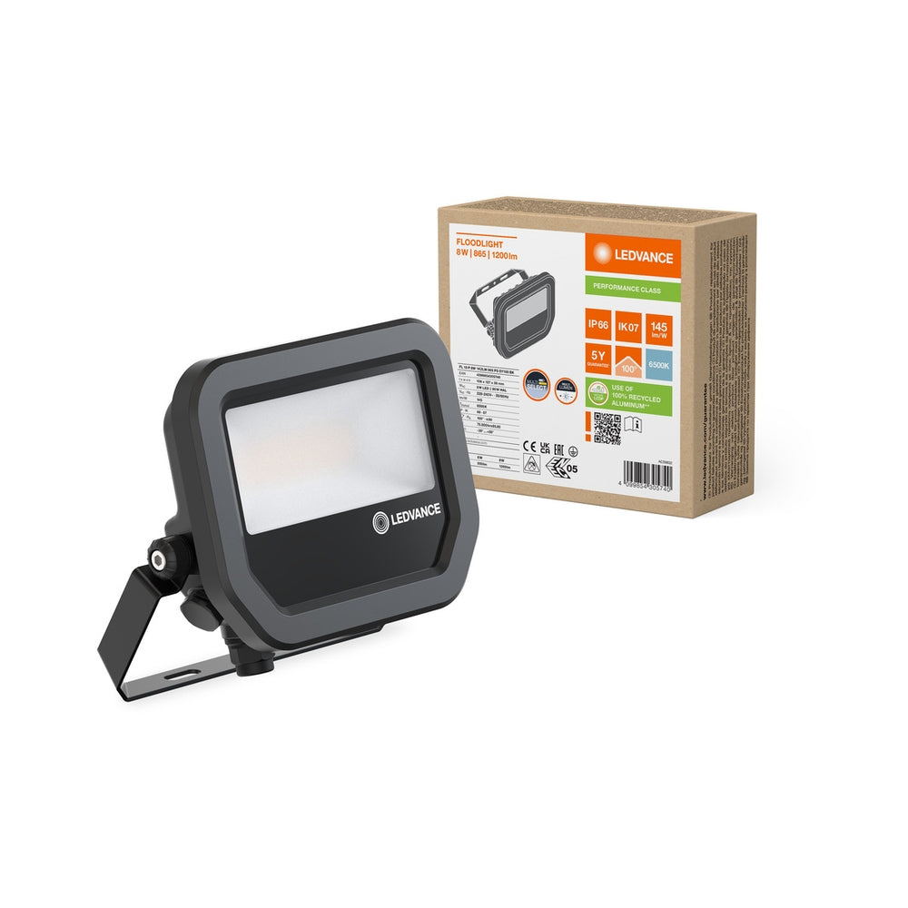 LED прожектор FL 10 P 8W 1200lm 6500K Ra>80 PS симетричен черен - LEDVANCE FLOODLIGHT GEN 4 LED305740