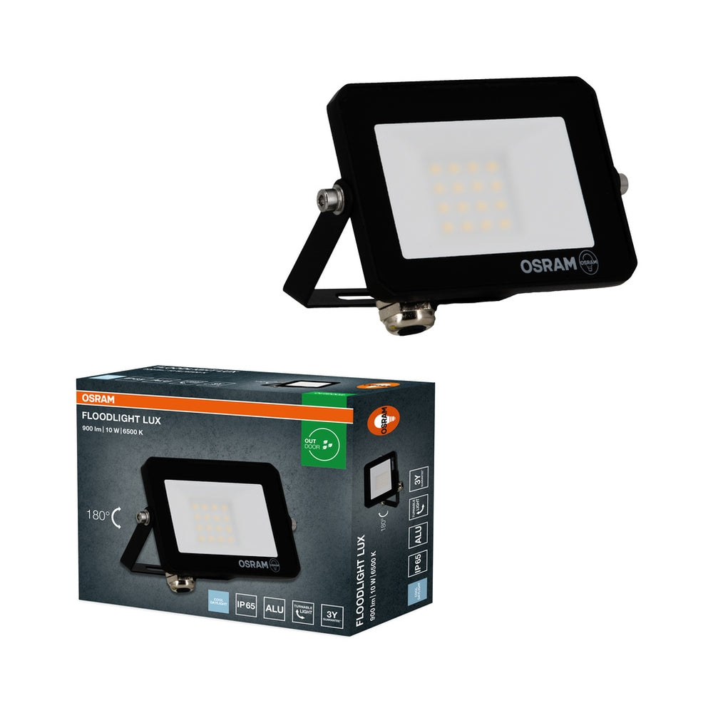 LED прожектор FL LUX 10W 6500K Ra>80 IP65 черен - LEDVANCE FL LUX LED489402