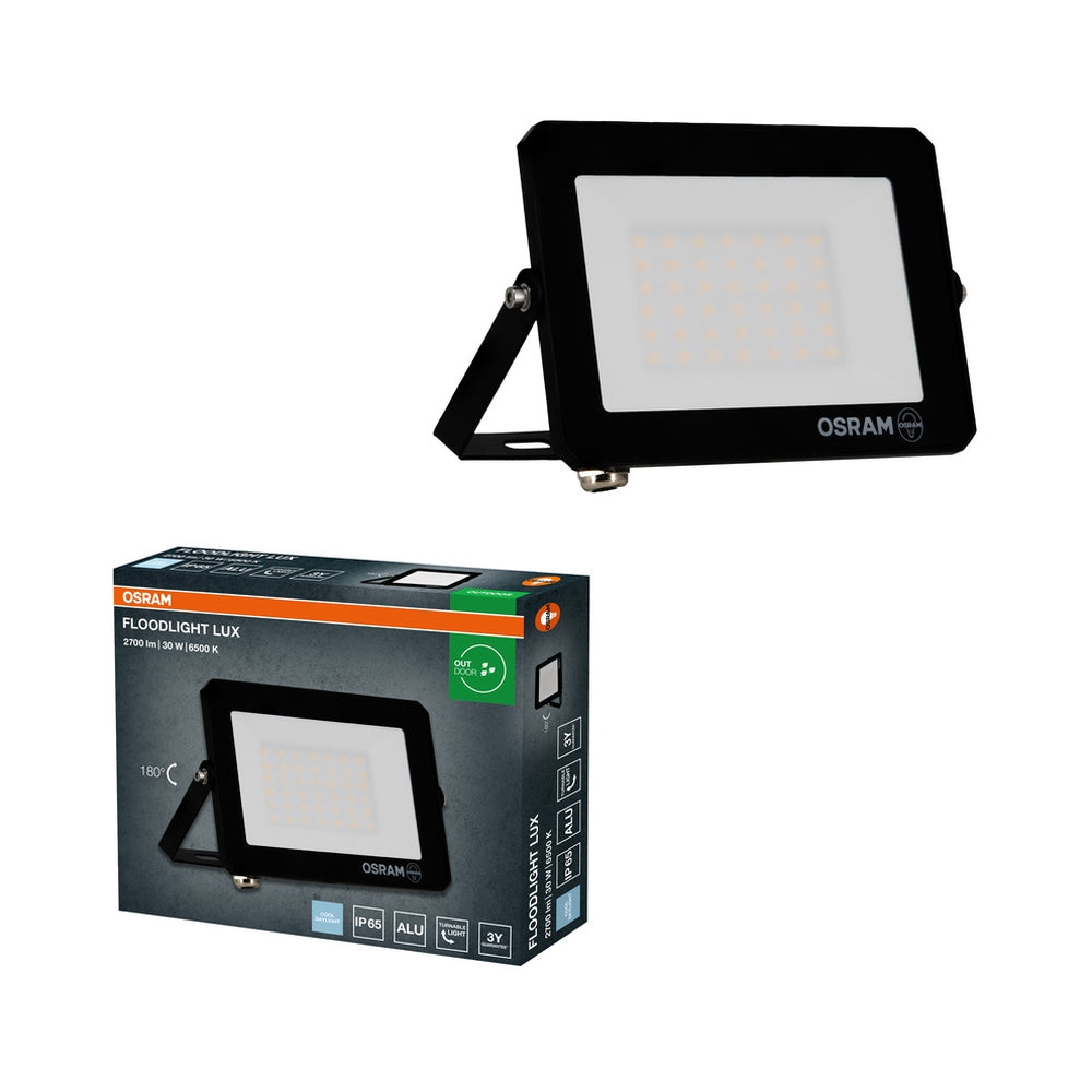 LED прожектор FL LUX 30W 6500K Ra>80 IP65 черен - LEDVANCE FL LUX LED489662