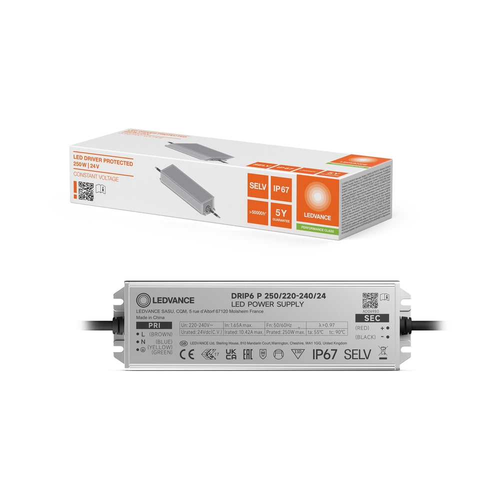 LED захранване DRIP6 P 250W/220-240/24V IP67 - LEDVANCE DRIP6 P