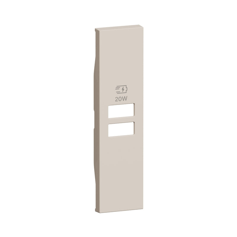 Лицев панел за USB K4192AC, K4192CC 1M Крем - bticino Living Now KM13PD